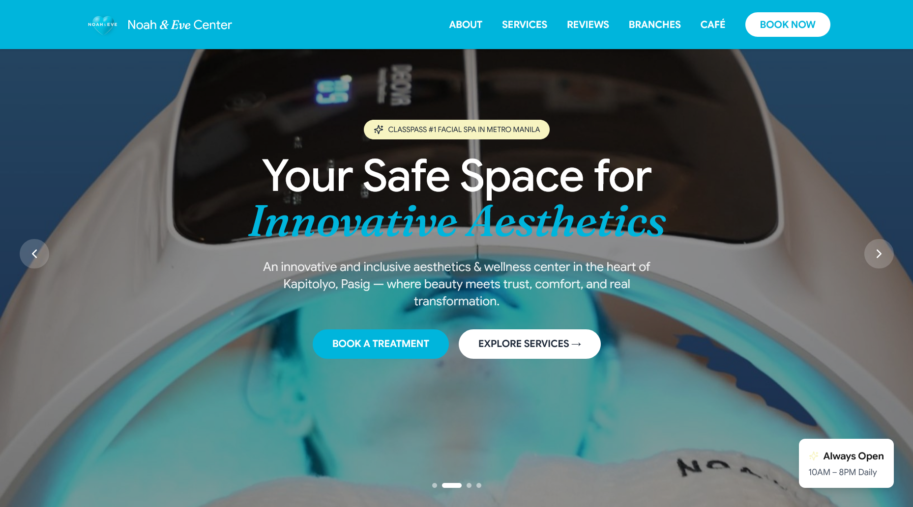 Noah & Eve Center - Community Center Website