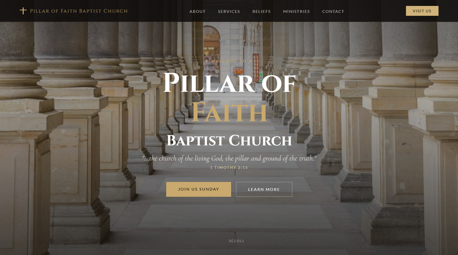 Pillar of Faith Baptist Church - Church Website