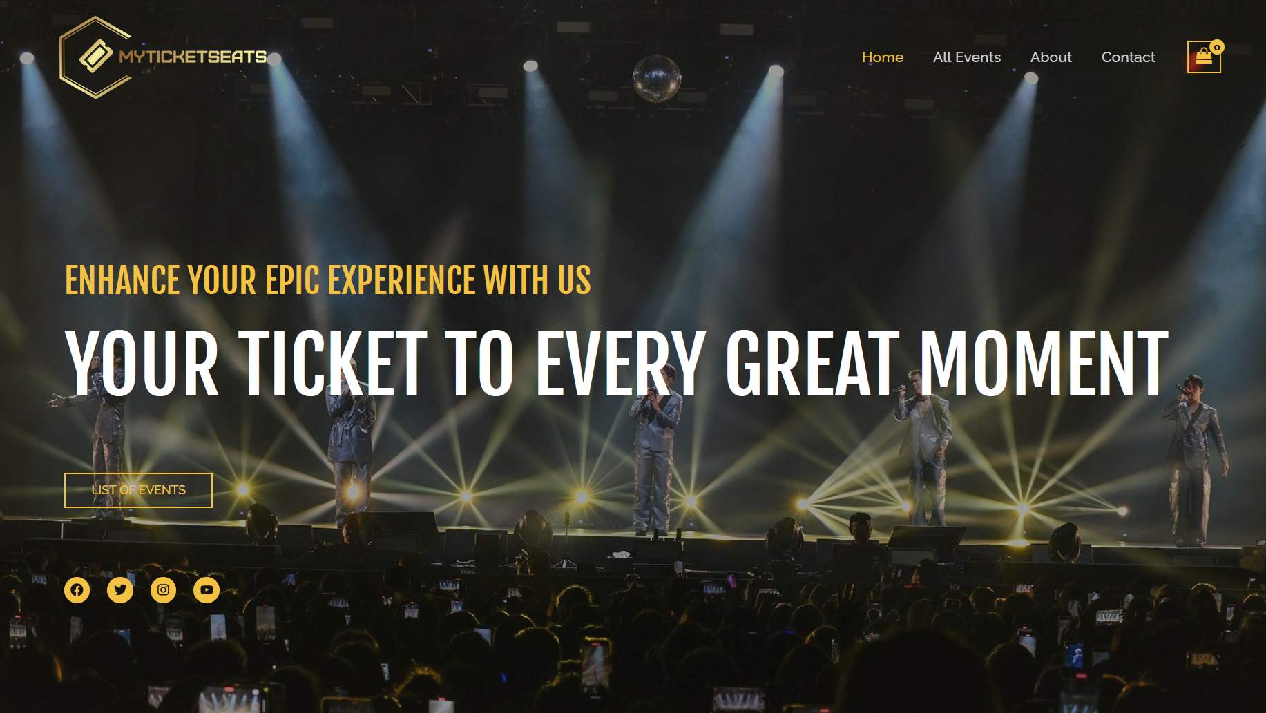 My Ticket Seats - Online Ticketing Platform